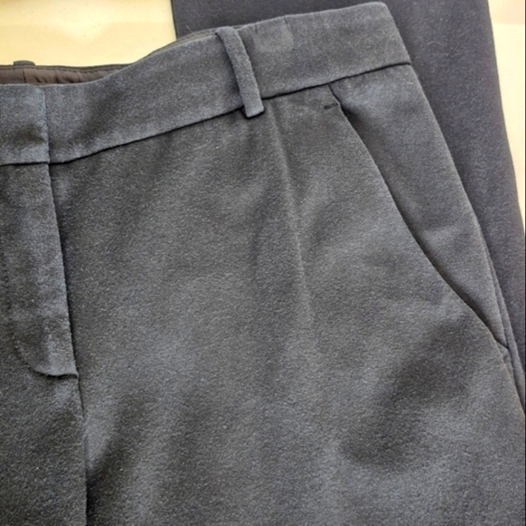 Theory Womens Black Stretch Cotton Straight Leg Trouser Pant w/ Pockets- Size 10 - Picture 4 of 16